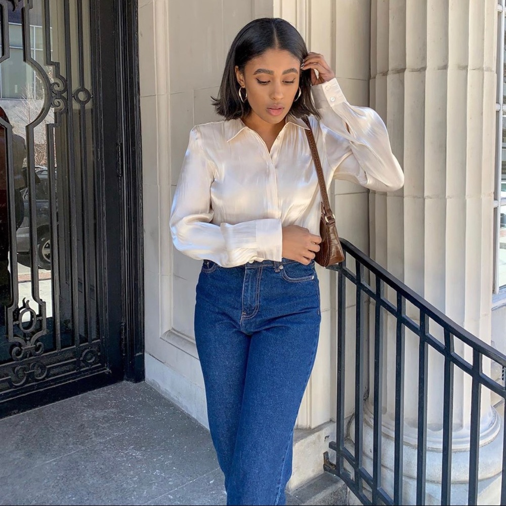 silk top